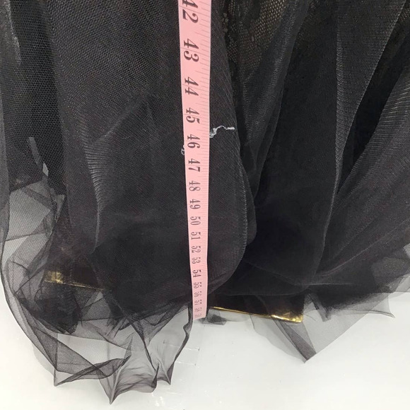 ASPEED L black beaded lace cutout backless mermaid formal maxi dress NWT B163 - Picture 9 of 10